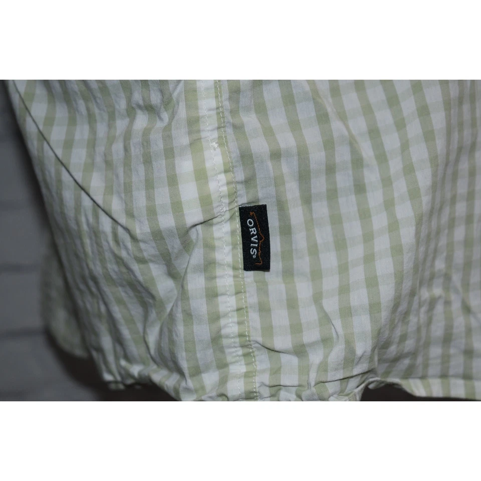 Camisa de pesca Orvis Country para hombre talla grande camping ventilada rendimiento verde Foto 4 de 4