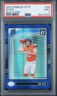 2024 Donruss Optic Bo Nix Blue Hyper #209 PSA 9 MINT RC RATED ROOKIE