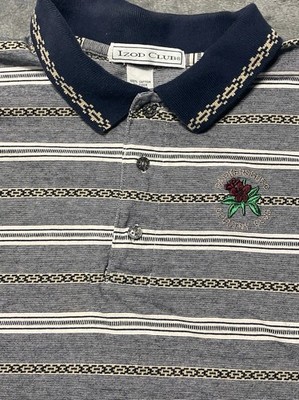 IZOD Golf Club Parkersburg Country Club Golf Polo Shirt WV Vintage Y2K Preppy XL