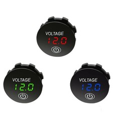 12V LED Digital Voltmeter Waterproof Voltage Gauge Meter Battery Tester