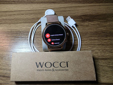 Fossil Julianna HR Smartwatch with orginal power cable and extra band USED