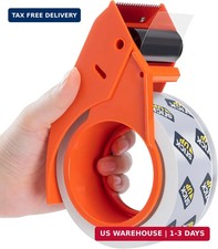 STICK UP Heavy Duty Packing Tape with Dispenser, 1 Roll, 1.88" x 65 YDs, Clear S