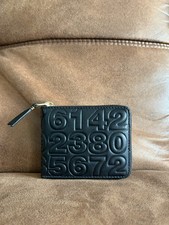 Comme des Garcons Black Zip-Around Wallet w/ ...