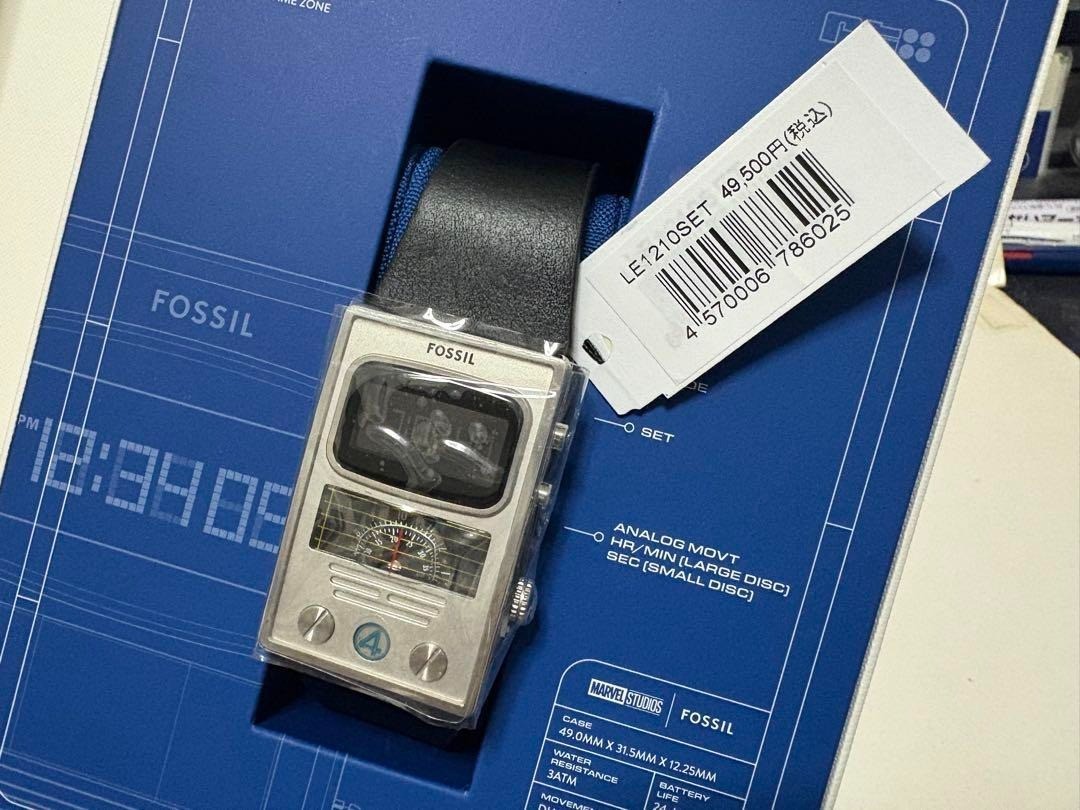 Marvel x Fossil Fantastic 4 Collaboration Watch, Rare, Brand New