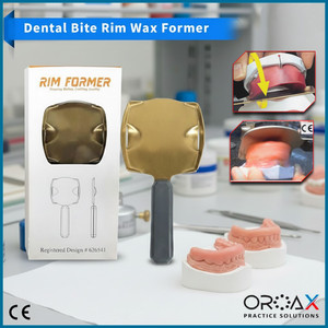 3PCS Denture Bite Rim Wax Former Paddle Hot Plate Upper Rims 3PCS Denture Bite Rim Wax Former Paddle Hot Plate Upper Rims