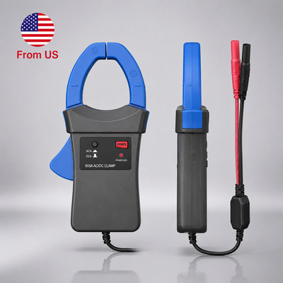 HP-605A 600A DC/AC Current Clamp Adapter Clamp-On Meter Tester with test probes