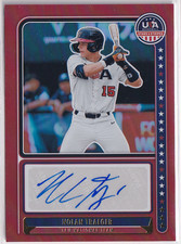 2024 Stars & Stripes 18U National Team Signatures Red #NTS-NT Nolan Traeger /99