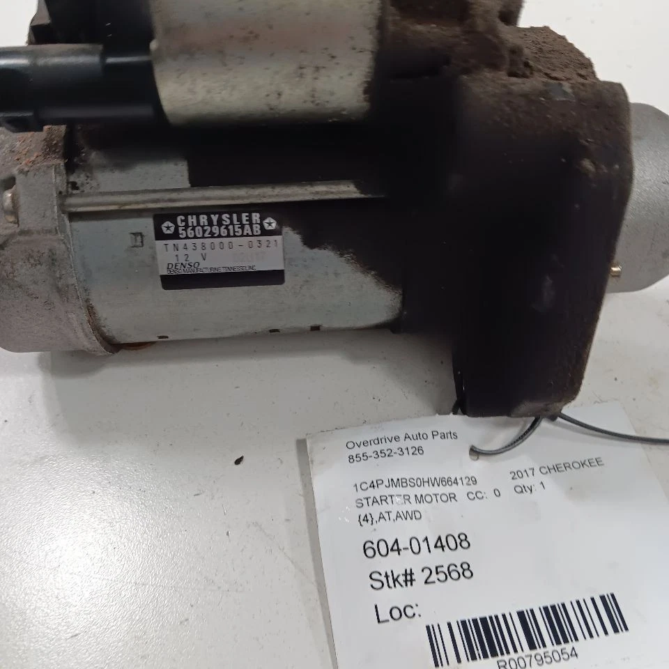 Engine Starter Motor Fits 15-22 Jeep Cherokee - Image 3 of 4