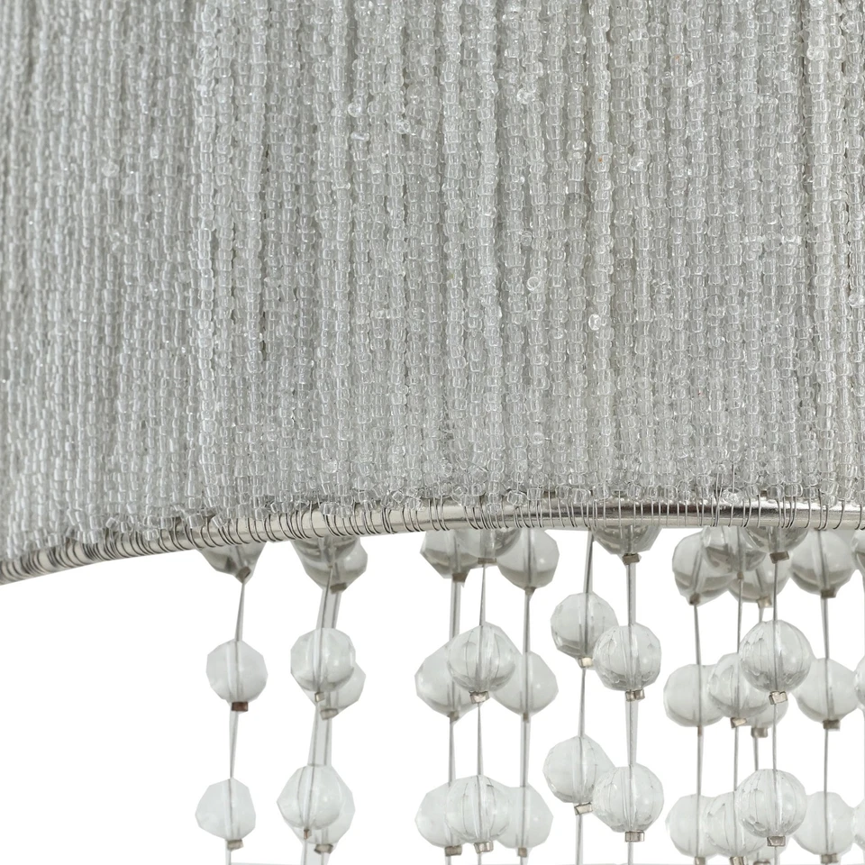 Aplique de pared Metropolitan N1511 Crystal Reign 2 luces 26" de alto - níquel Foto 4 de 4