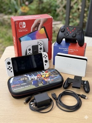 Nintendo Switch OLED Weiß   Komplettset in OVP 