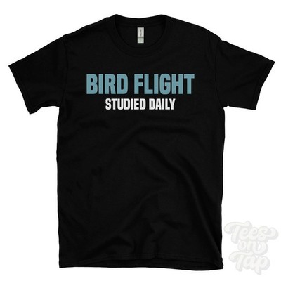 BIRD FLIGHT STUDIED DAILY T-SHIRT ornithology