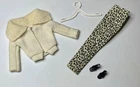 Vintage 1962-63 Barbie PAK Cotton Mix & Match Pants Slacks Cardigan Shoes Hanger