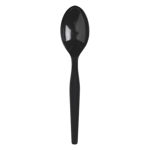 Dixie® Ultra SmartStock by GP PRO Series O Plastic Utensil Refills Spoons Black - Picture 2 of 7
