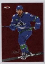 2025-26 Upper Deck Fleer Ultra Medallions Ruby Red 39/50 Kiefer Sherwood #M-42