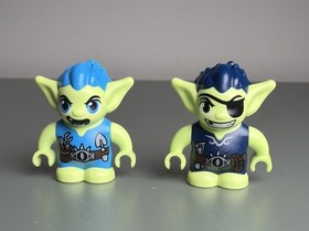 Lego Dukelin & Guxlin Minifigures Goblin Elves elf027 elf038 lot of 2