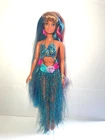Vintage 1996 Mattel Hula Hair Teresa Barbie Doll #17049 Original Skirt & Bikini