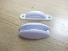 GENUINE HYMER & BURSTNER NEW TYPE MALE & FEMALE DOOR RETAINERS CATCHES WHITE