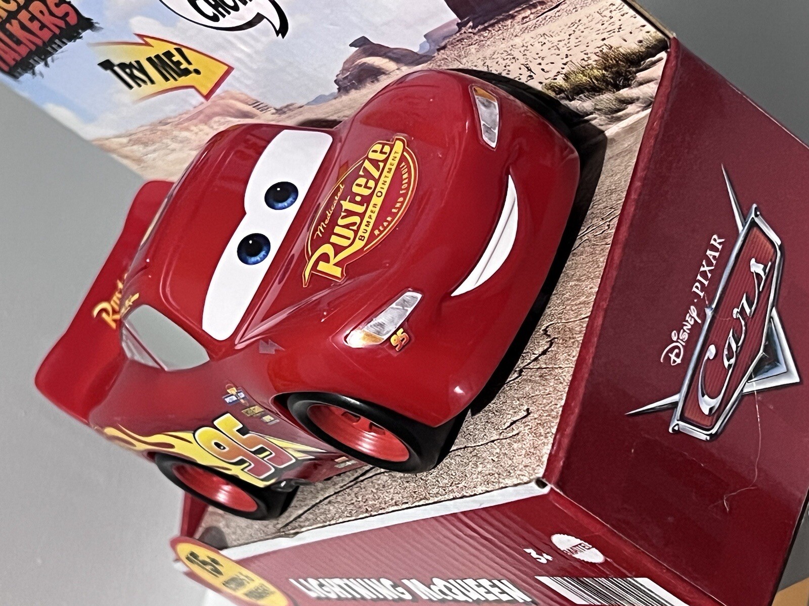 Disney and Pixar Cars Track Talkers Lightning McQueen Talking Toy Car