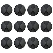 12 Pack Cable Clips, Cord Organizer Holder Adhesive Cord Small Black