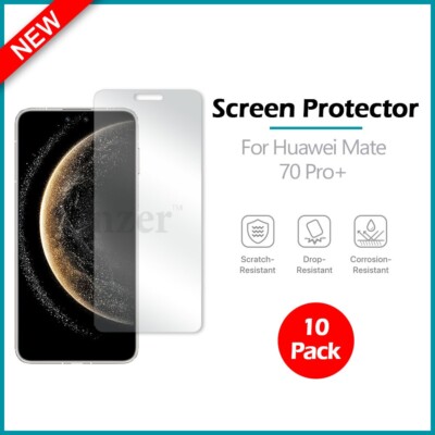 10-Pack LCD Clear HD Hydrogel Screen Protector for Phone Huawei Mate 70 Pro+