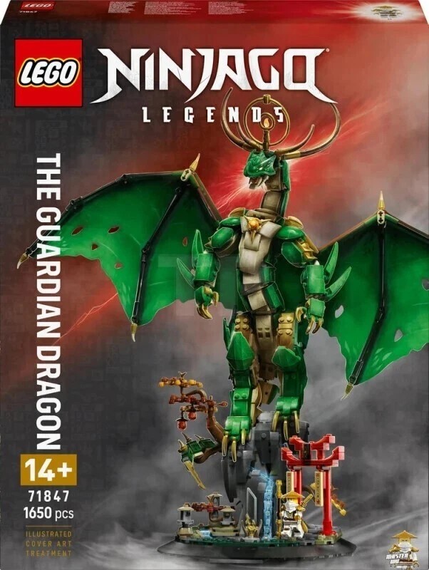 LEGO NINJAGO Guardian Dragon 71847 Building Kit with Monstrosity Series Legends  