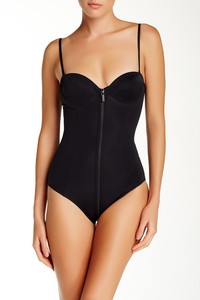 Jimmy Choo Black Intero Onepiece Zip Swimsuit Sz Xs Ebay