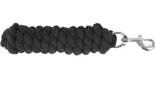 Basic Cotton 7' Horse Lead Rope - Black - One Size