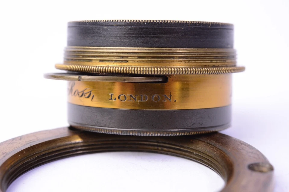 Ross Symetrical No.2 黄铜镜头。 4 英寸(100 毫米)#21449。 — 第 4/4 张图片