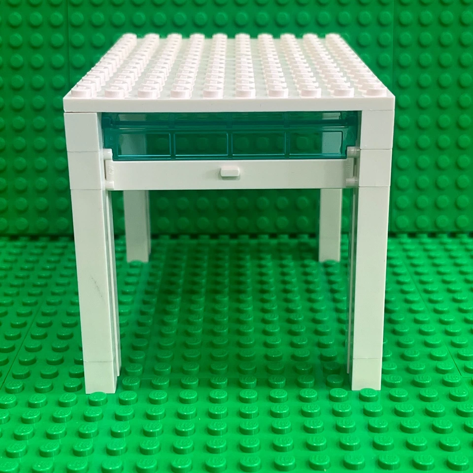 LEGO Kit de puerta enrollable de garaje (alto) 4217 4218 4219 88393 blanco y trans azul claro Foto 4 de 4