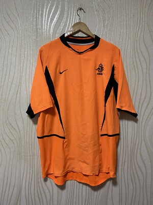 NETHERLAND 2002 2004 HOME FOOTBALL SHIRT SOCCER JERSEY NIKE sz XL