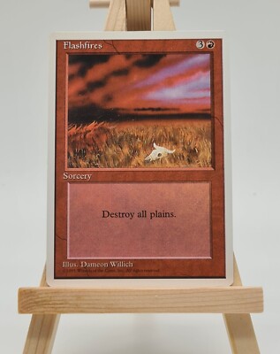 Flashfires (Fourth Edition (4ED) Magic Karte Englisch (Steppenbrand) 