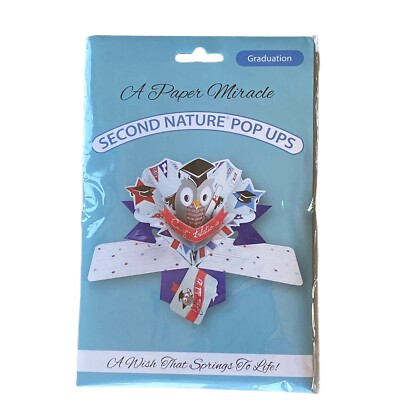 Graduation Pop Up Greeting Card Second Nature Pop Ups 3D Congrats