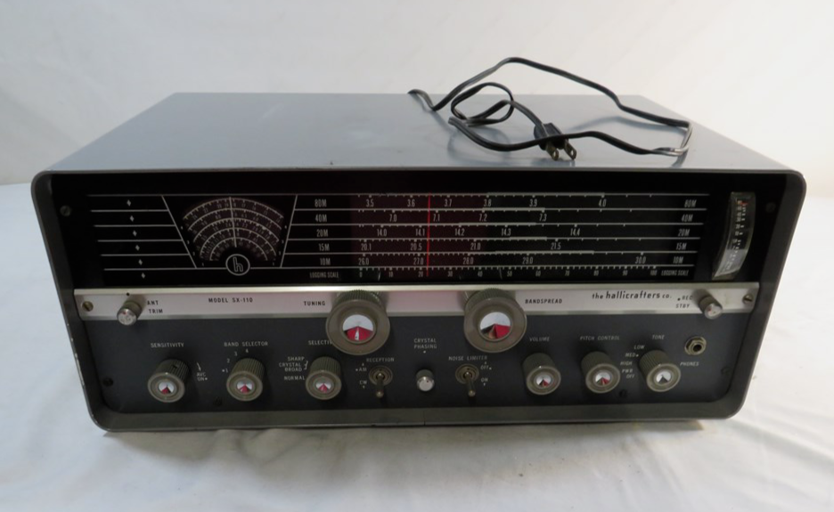Hallicrafters SX110 Shortwave Ham Radio Receiver (Working) eBay
