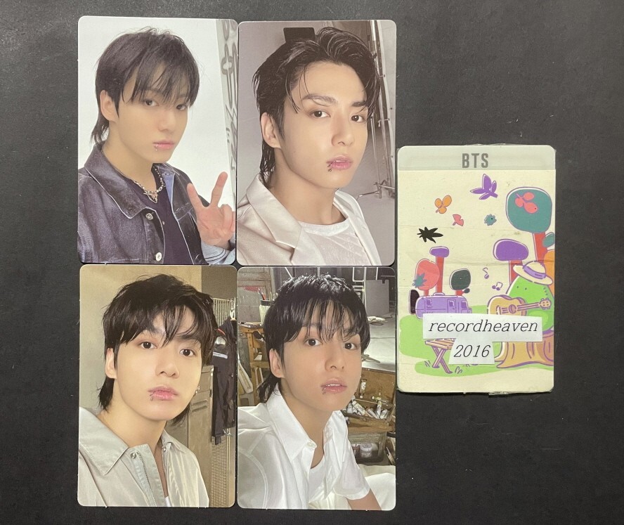 【レア】BTS WINGS Photobook 特典 ジョングク トレカ BTS JUNGKOOK [ WINGS ] Official Polaroid Photocard, 2nd Album