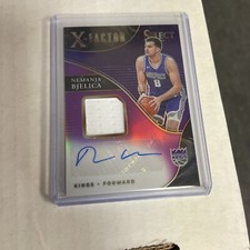 2020-21 Panini Select - X-Factor Memorabilia Signatures Purple Prizm #XF-NBJ...