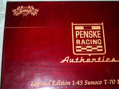 GMP 12401 Sunoco T-70 Lola 3 Car Set Penske Racing - Blue 1/43 in