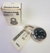 LOT of 5 Master Locks 1525 Combination Padlocks