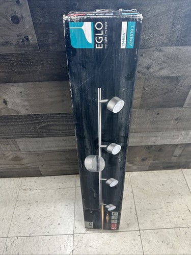 NEW Eglo Armento 30.71 " 4-Light LED Track Light Satin Nickel Bin64