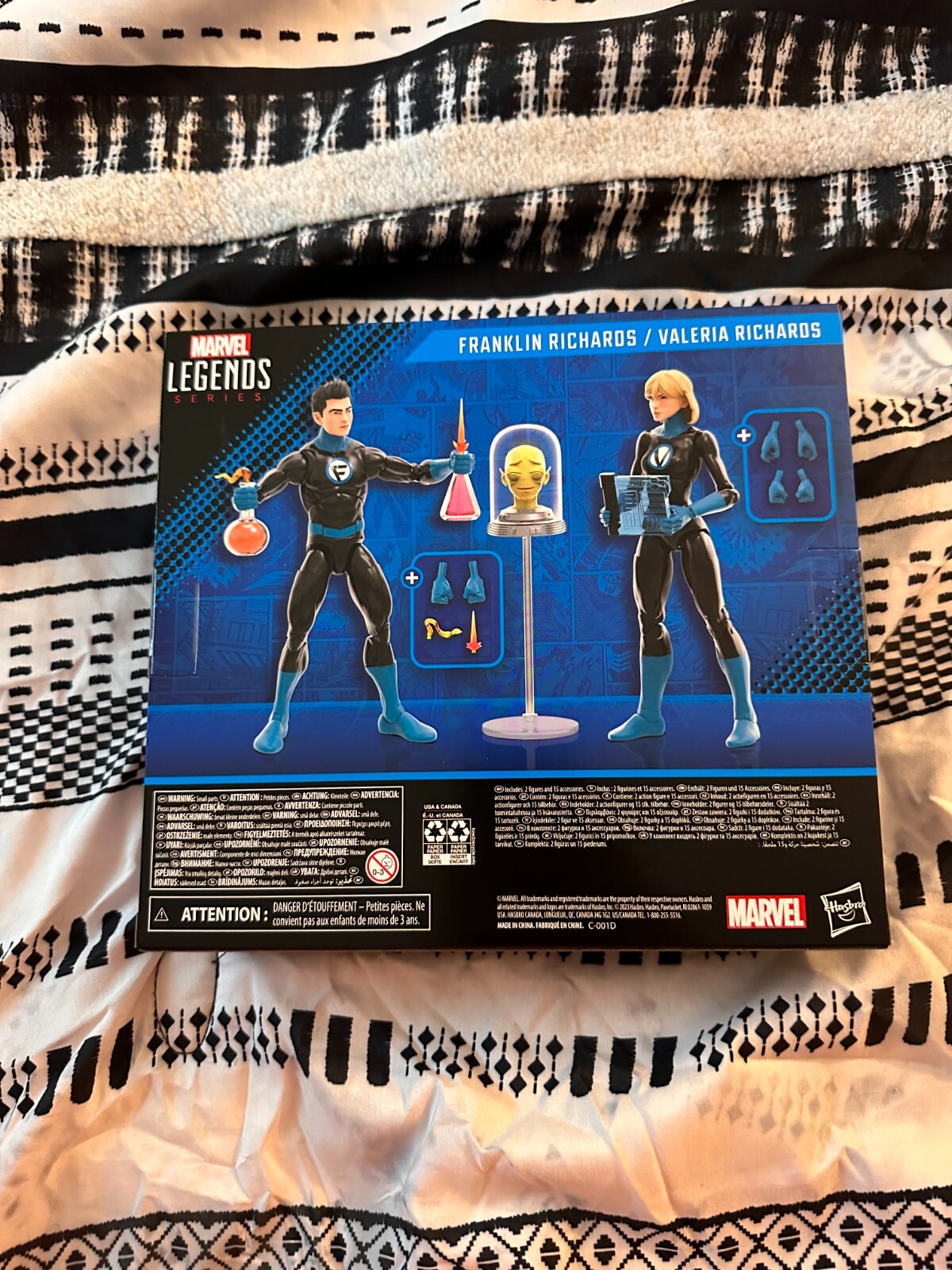 Marvel Legends Fantastic Four 6"Figure 2-Pack Franklin Valeria Richards ...