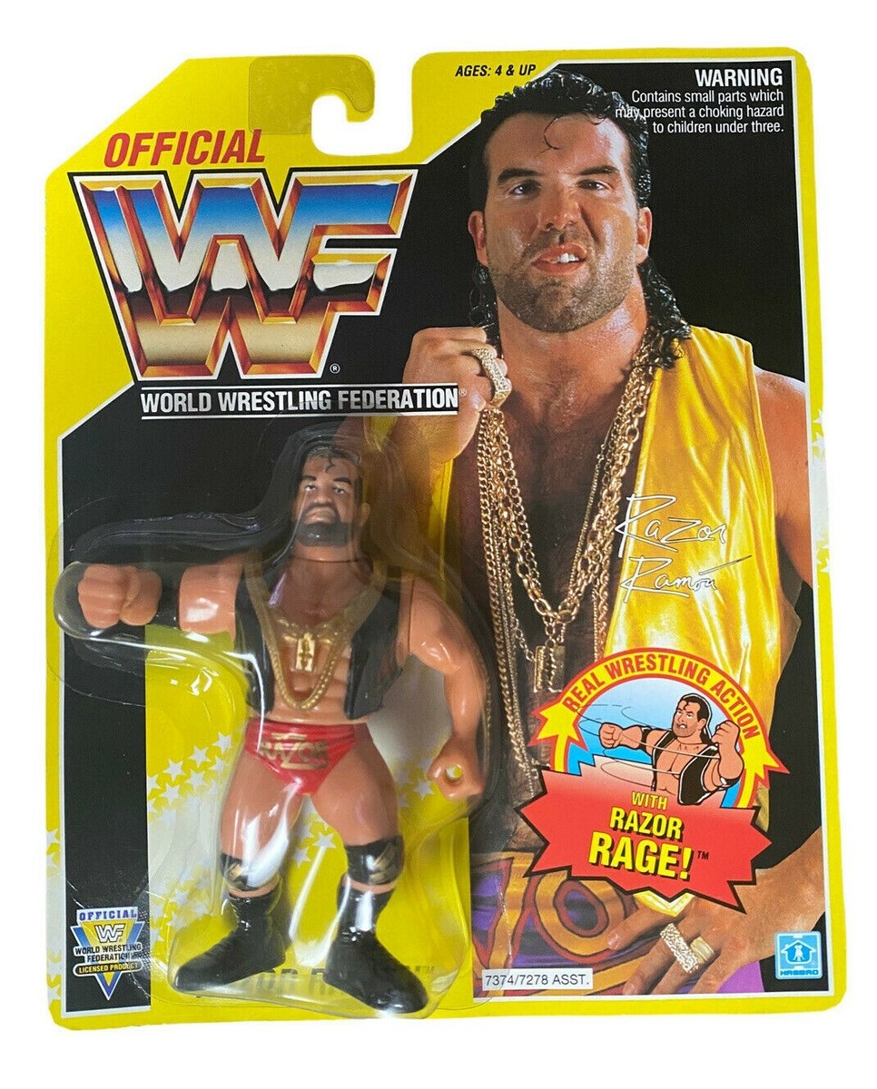 ハクソー ジムドゥガン　ハズブロ　WWF WWF Hasbro Hacksaw Jim Duggan Wrestling Figure WWE Vintage