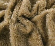Mohair Stoff Teddybär German Helmbold 20 mm Flor Gold Weizen 1/16, 1/8 & 1/4 m