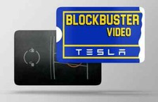 Tesla Blockbuster Video Keycard Wrap