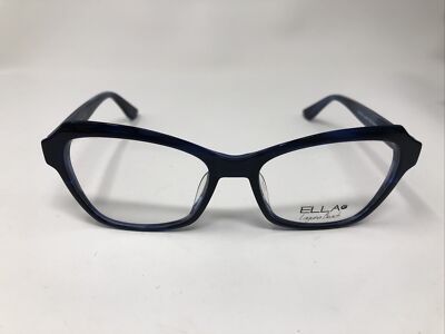 ELLA LAGUNA BEACH EYEGLASSES FRAME 701116 40 52-16-135 BLUE MARBLE FULL RIM UV68