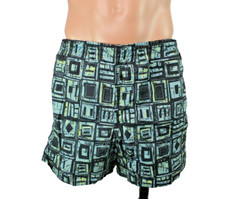 VTG SPEEDO All Over Print Lined Dad Shorts 90s y2k Swim Trunks RETRO NEON XL