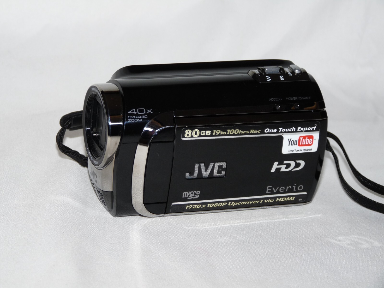 JVC HDD Everio GZMG670BU Hard Disk Camcorder 80GB Digital Video Camera