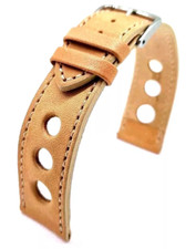 Rally Horween Essex Watch Strap 22mmm Beige Natur, Made in Germany / 16