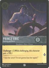Disney Lorcana The First Chapter Cold foil Prince Eric 187/204