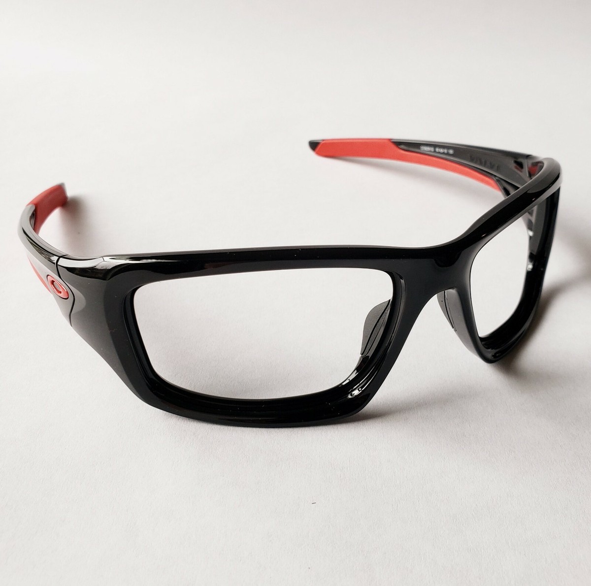 オークリー VALVE USA Oakley Valve Polished Black Replacement Frame Only Authentic Red