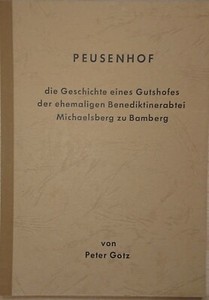 Peusenhof Gutshof ehem. Benediktinerabtei Michaelsberg zu Bamberg 1972 Ebensfeld