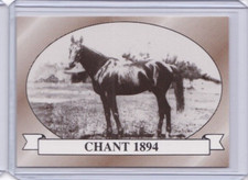 1991 HORSE RACE STAR CARDS KENTUCKY DERBY IDBLUE #20 CHANT 1894